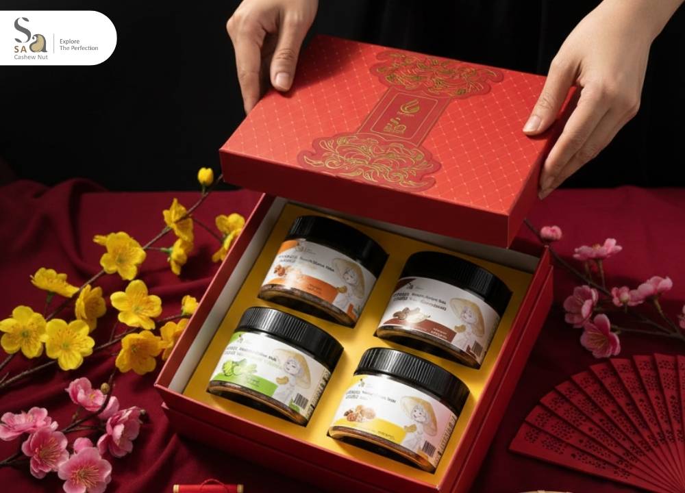 Hạt Điều Sa Cashew Nut Quà Tặng Đối Tác Đầy Ý Nghĩa (3) Hạt Điều Sa Cashew Nut Quà Tặng Đối Tác Đầy Ý Nghĩa (3)